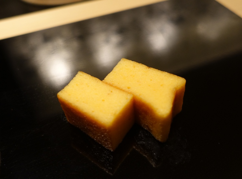 Tamago (Omelet with Shrimp), Sushi Wakon Review