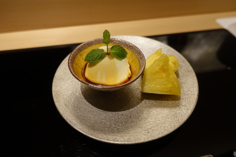 Panna Cotta Dessert, Sushi Wakon Review