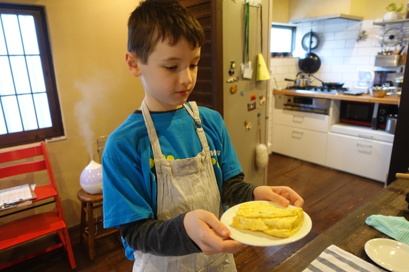 Tamago (Japanese Egg Omelet), Haru Cooking Class, Kyoto