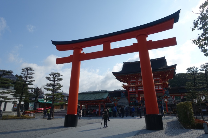 Entrance to Fushimi Inari Shrine, Kyoto