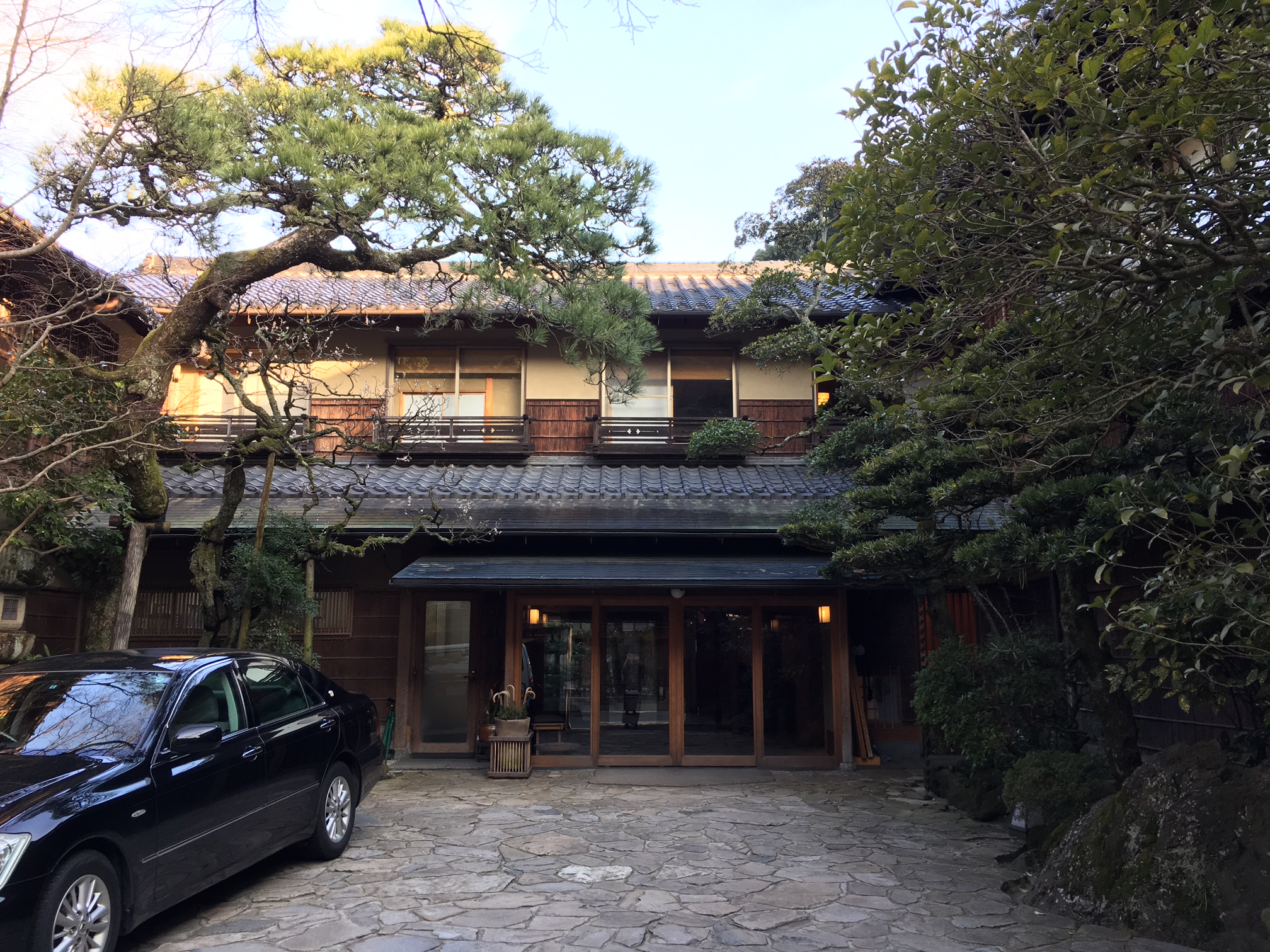 Nishimuraya Honkan Courtyard and Entrance, Kinosaki Onsen
