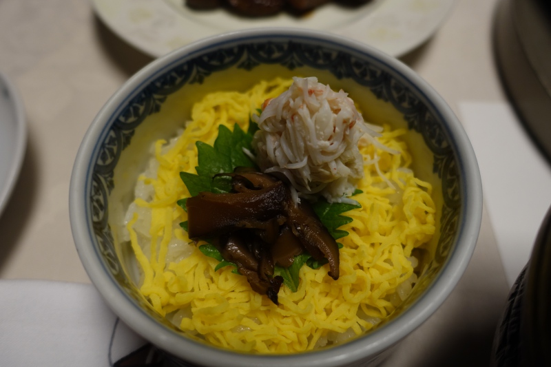 Kid's Dinner of Rice and Matsuba Crab