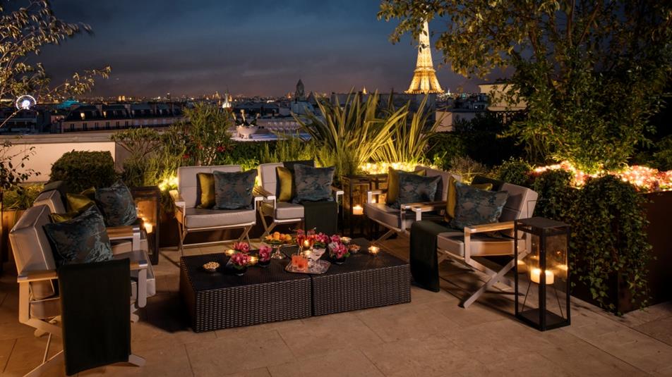 The Peninsula Paris: Garden Suite Terrace