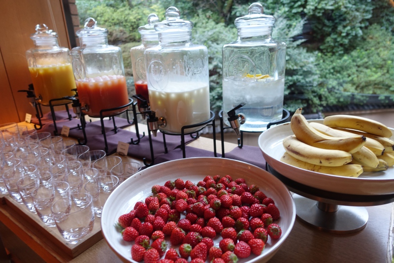 Hyatt Regency Kyoto Breakfast Fruits and Juices