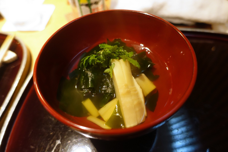 Dashi with Spring Bamboo Shoot, Kikuchi Tokyo Review