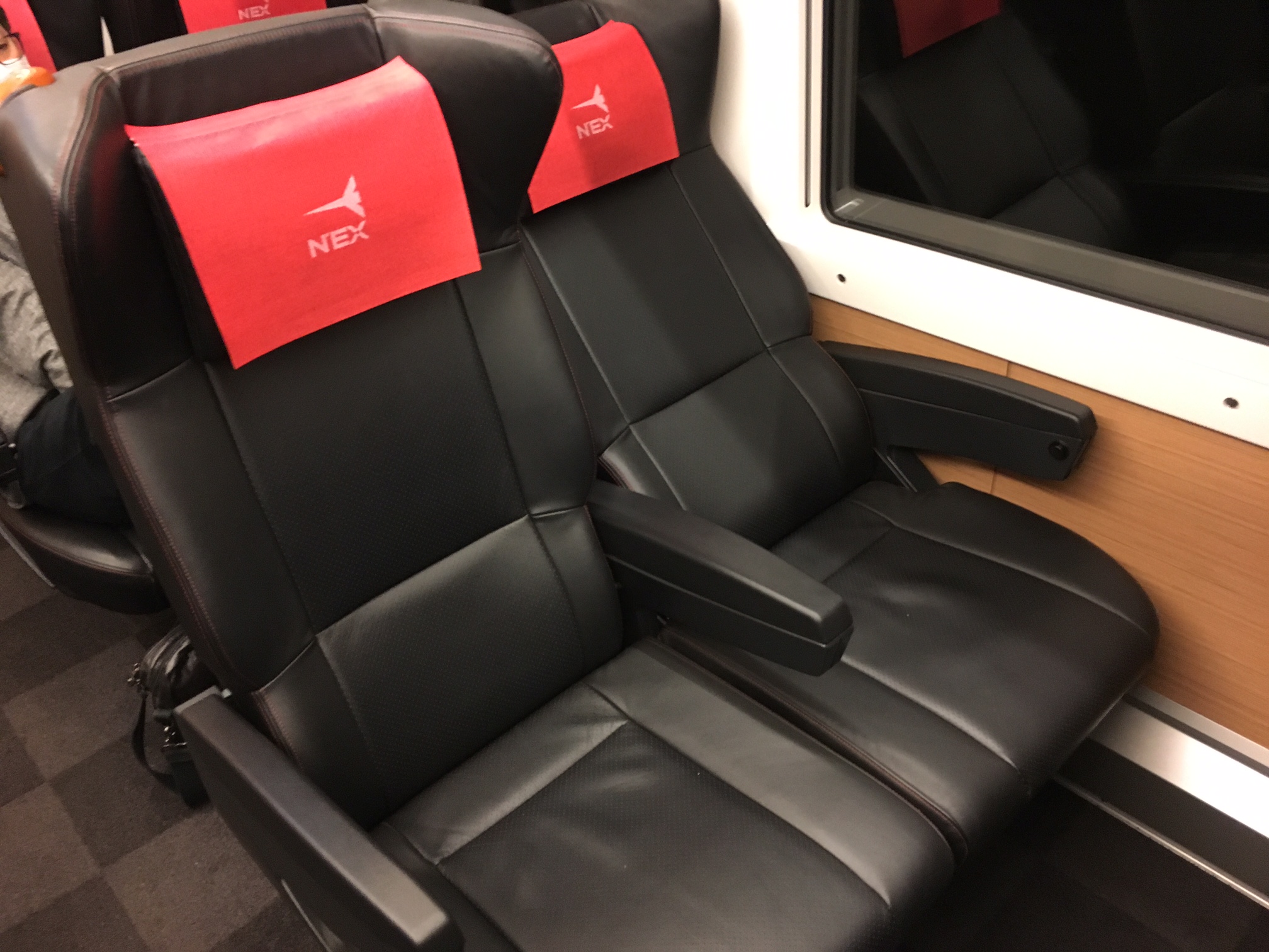 Narita Express Train Green Car Seats