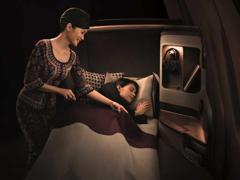 Client Tip: How to Make Airline Business Class Beds More Comfortable