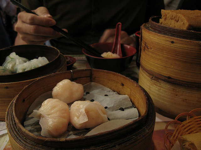 Dim sum at Tim Ho Wan, Hong Kong