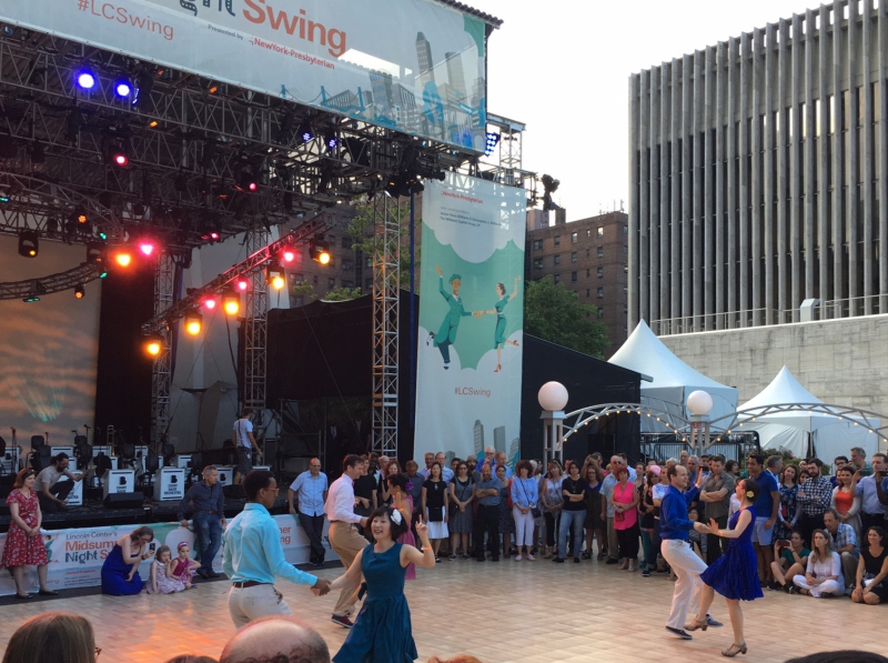 Lindy Hop Performance, Lincoln Center Midsummer Night Swing