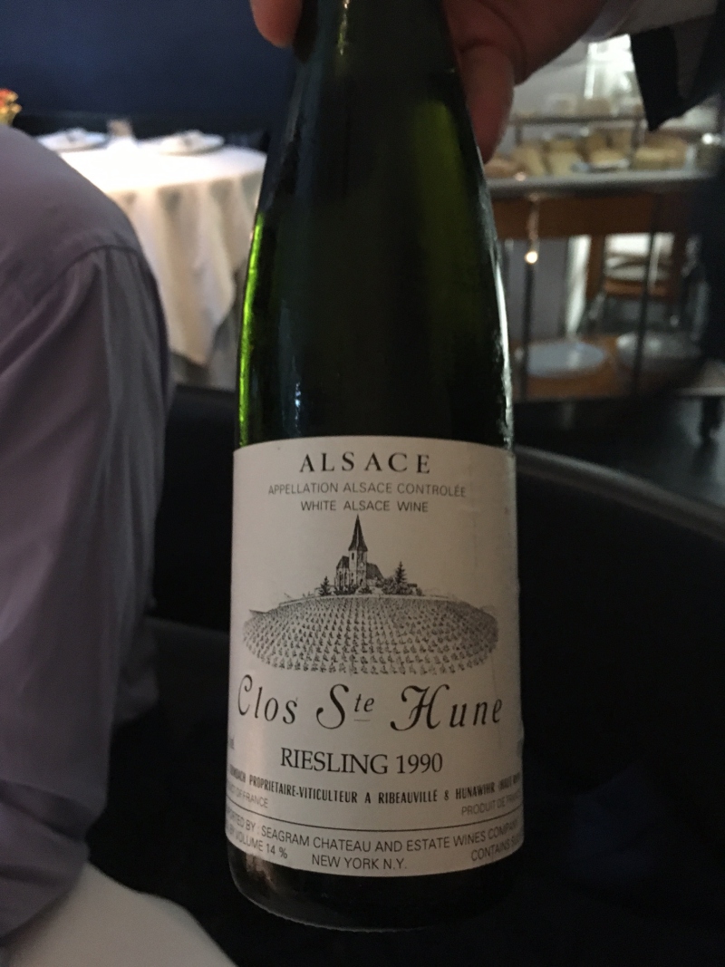 Clos Ste. Hune Riesling, 1990