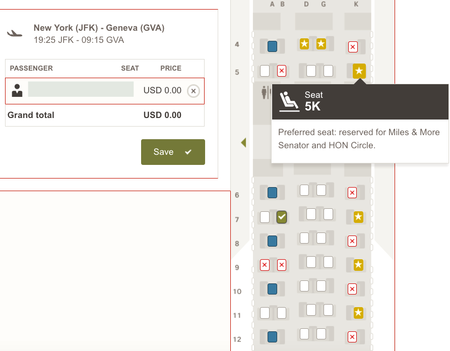 Swiss Business Class: Some Seats Reserved only for Miles & More Senators and HON Circle Members