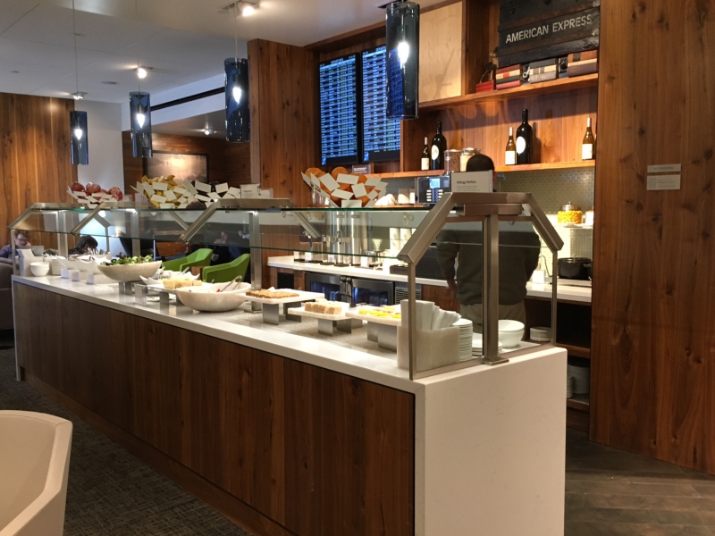 Salad Bar, AMEX Centurion Lounge Seattle Review