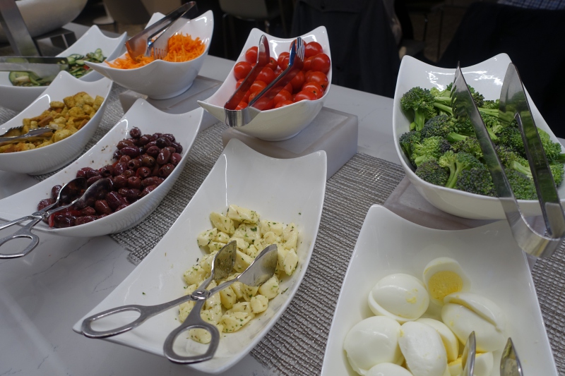 Salad Bar, AMEX Centurion Lounge Seattle Review