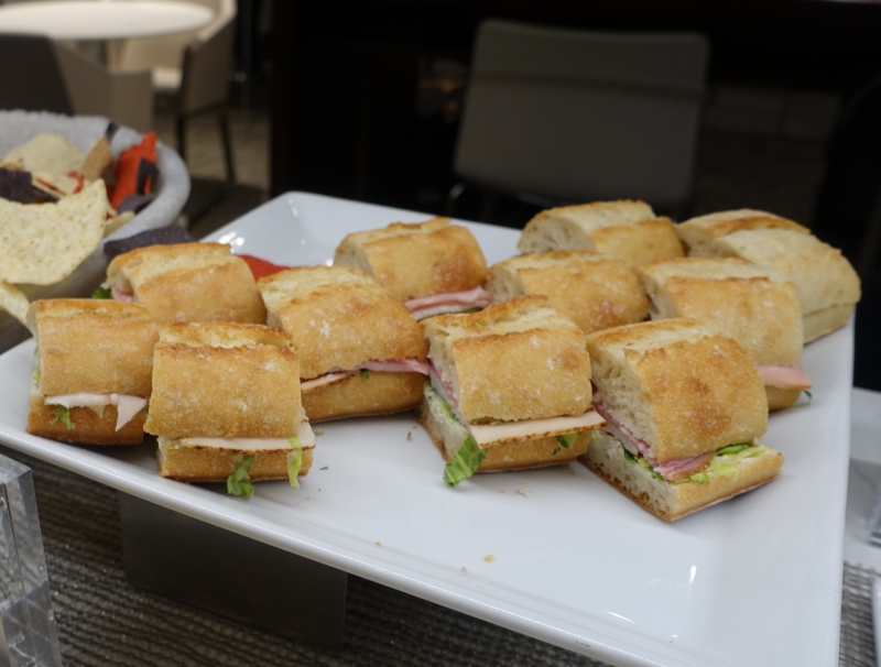 Sandwiches, AMEX Centurion Lounge Seattle Review