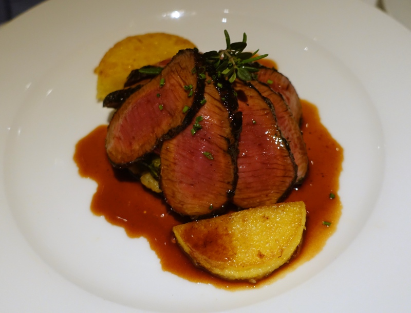 Herb Crusted Lamb with Polenta, Gary Danko Review