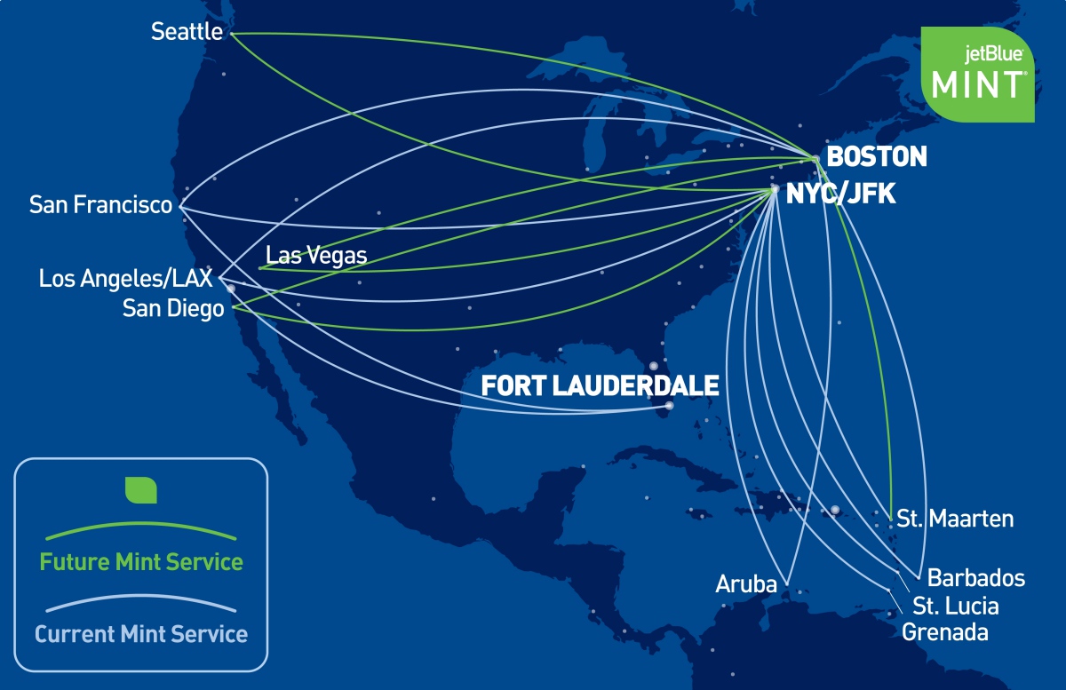 JetBlue Route Map