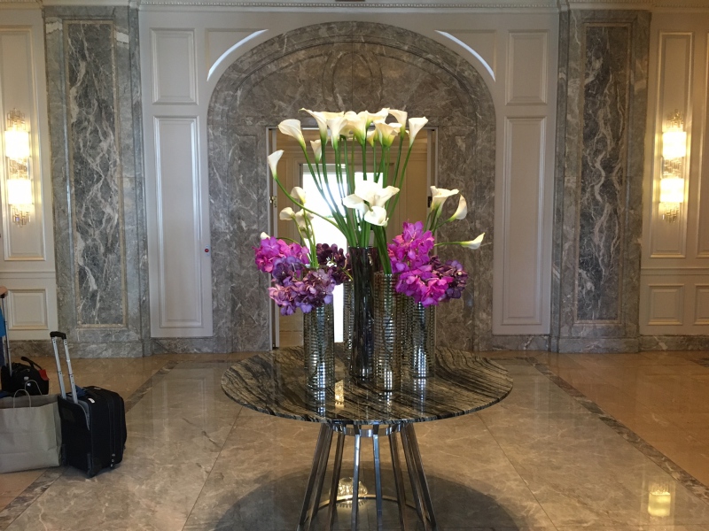 Ritz-Carlton San Francisco Lobby Flowers