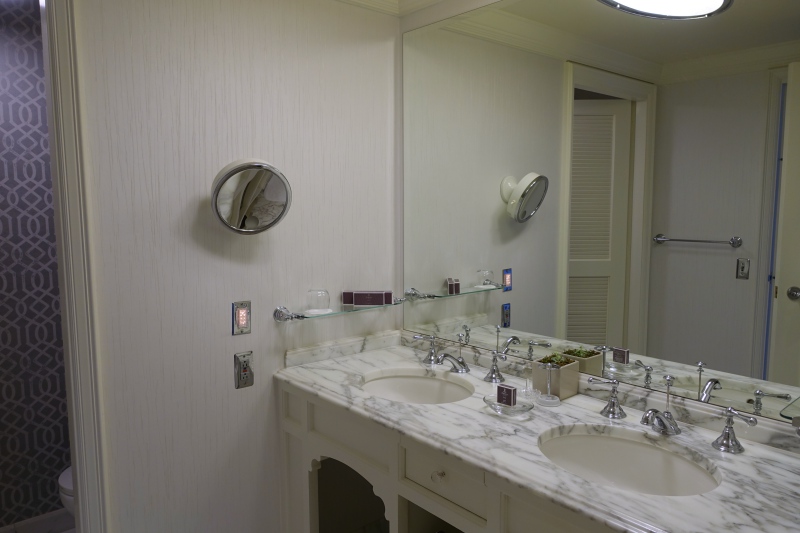 Ritz-Carlton San Francisco Marble Bathroom: Double Sinks