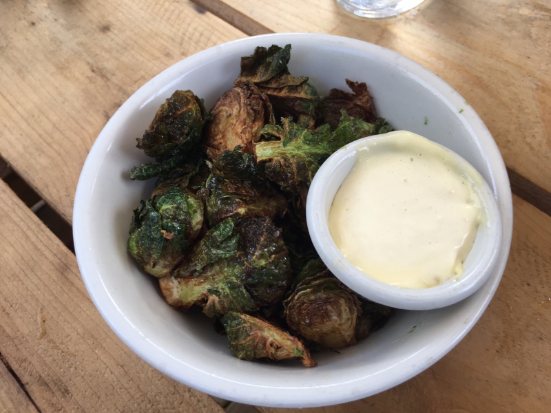 Crispy Brussels Sprouts, Lavender Lake Review