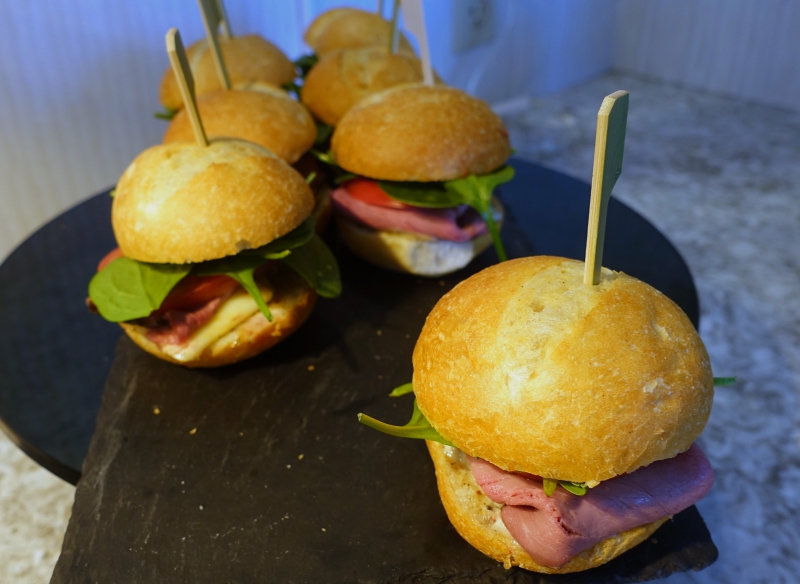 Roast Beef Sandwiches, Ritz-Carlton San Francisco Club Lounge Review