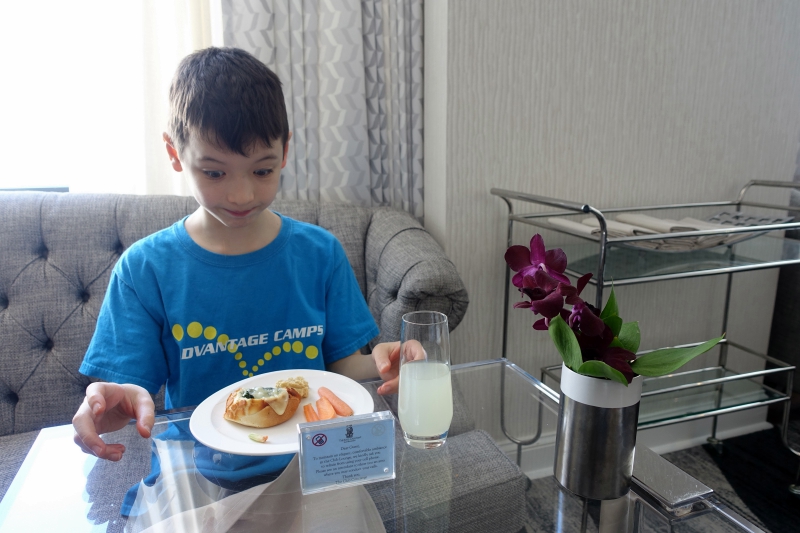 Excited for Lunch, Ritz-Carlton San Francisco Club Lounge