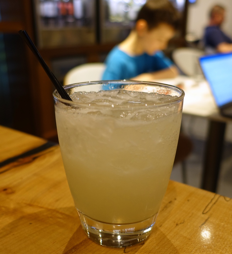 Gin Basil Fizz, AMEX Centurion Lounge SFO 2017 Review