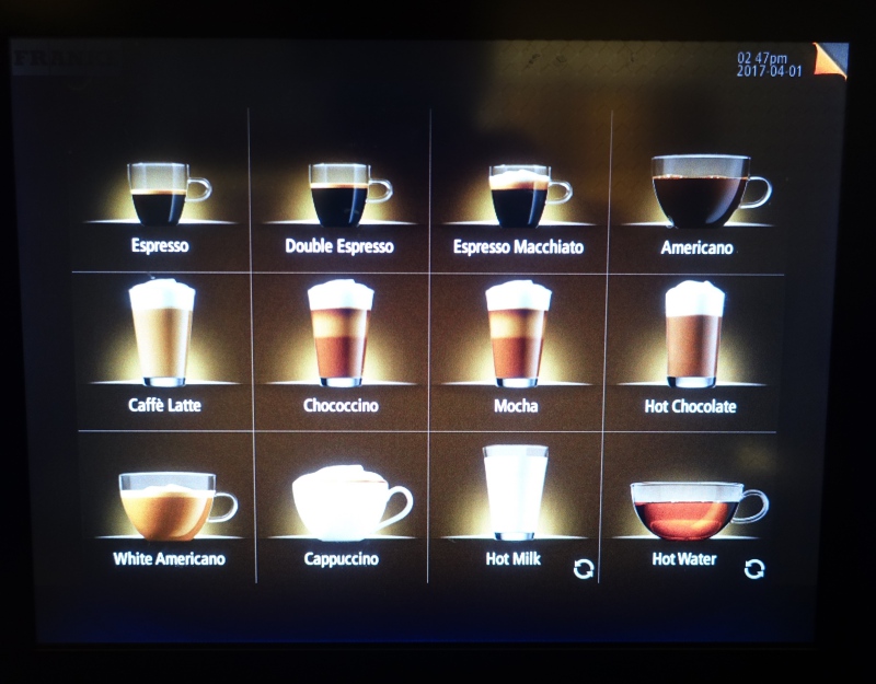 Espresso Drink Machine, AMEX Centurion Lounge SFO Review