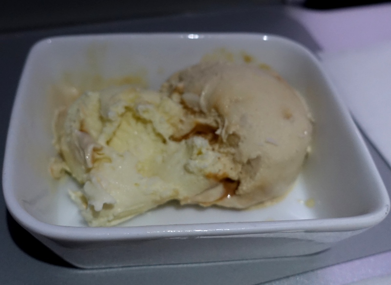 Double Rainbow Ice Cream, JetBlue Mint Review