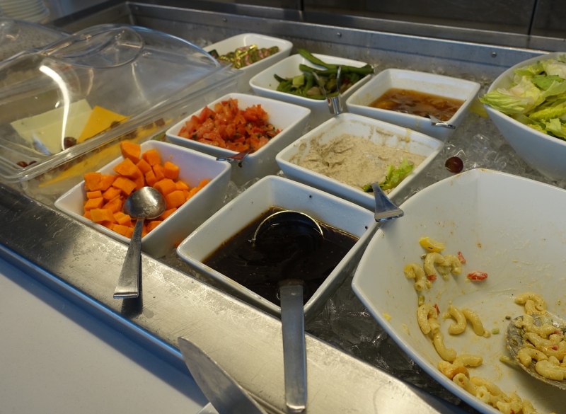 Salad, Lufthansa Business Class Lounge JFK Food