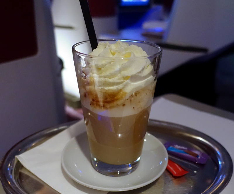 Wiener Eiskaffee, Austrian Business Class Review