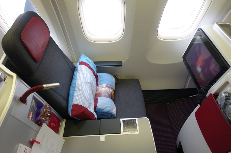 Review: Austrian 767-300 Business Class Seat