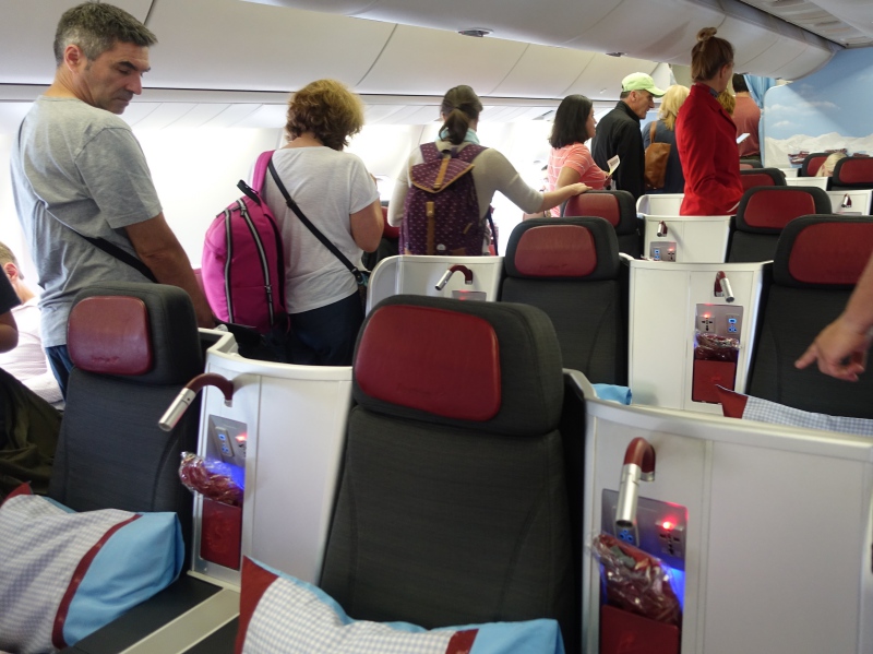 Review: Austrian Airlines 767-300 Business Class Cabin