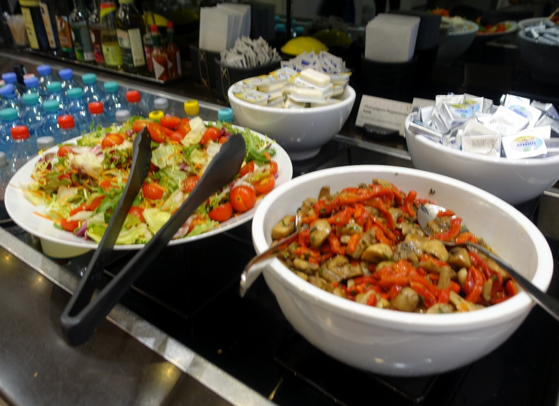 Salads, Jet Lounge, Vienna Airport Review