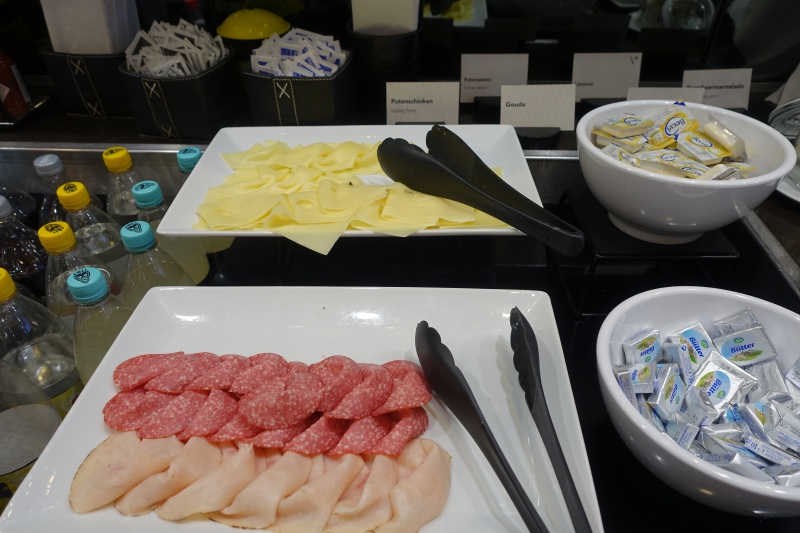 Cheese and Cold Cuts, Jet Lounge, Vienna Airport Review