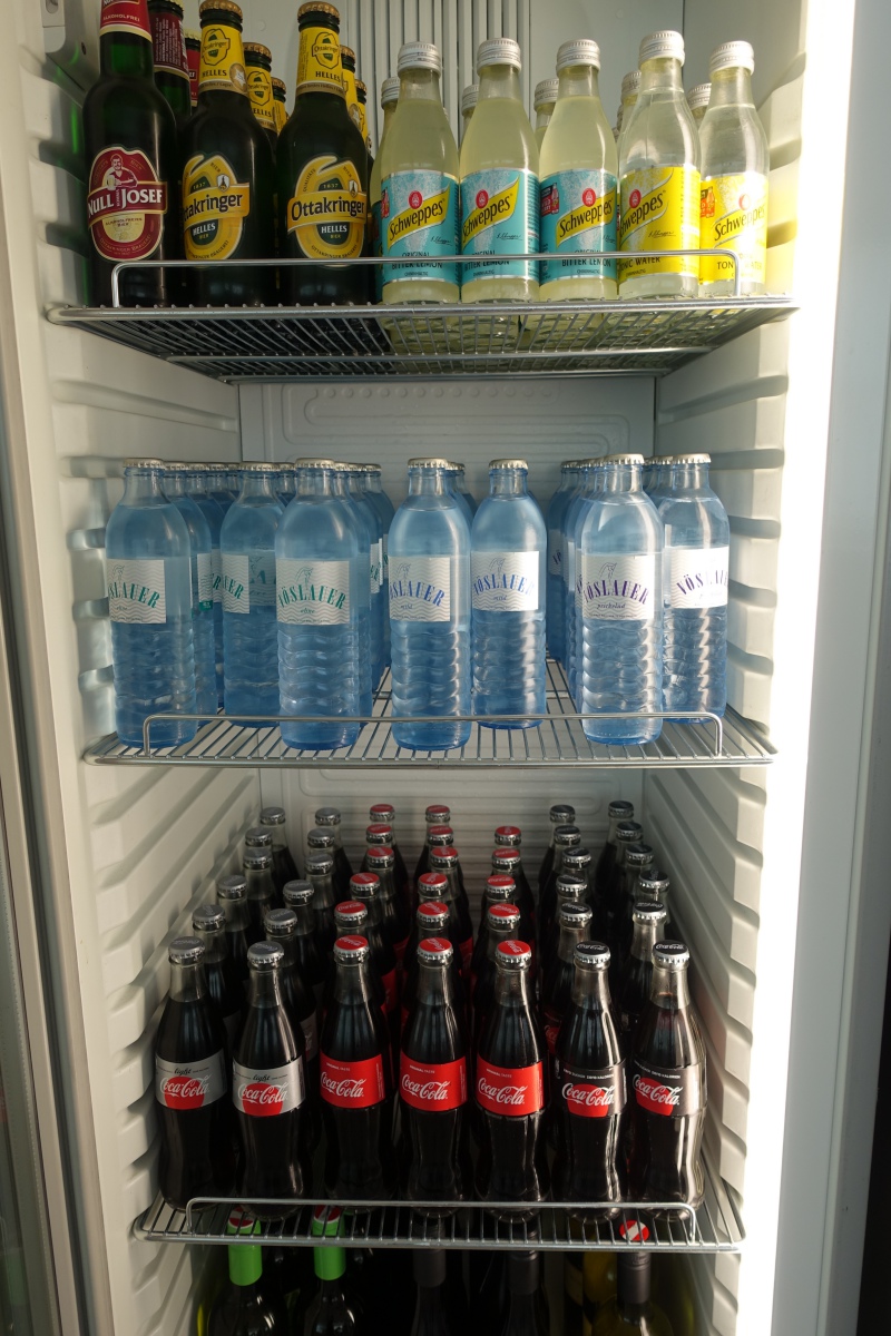 Soft Drinks, Austrian Airlines Business Class Lounge Review, VIE