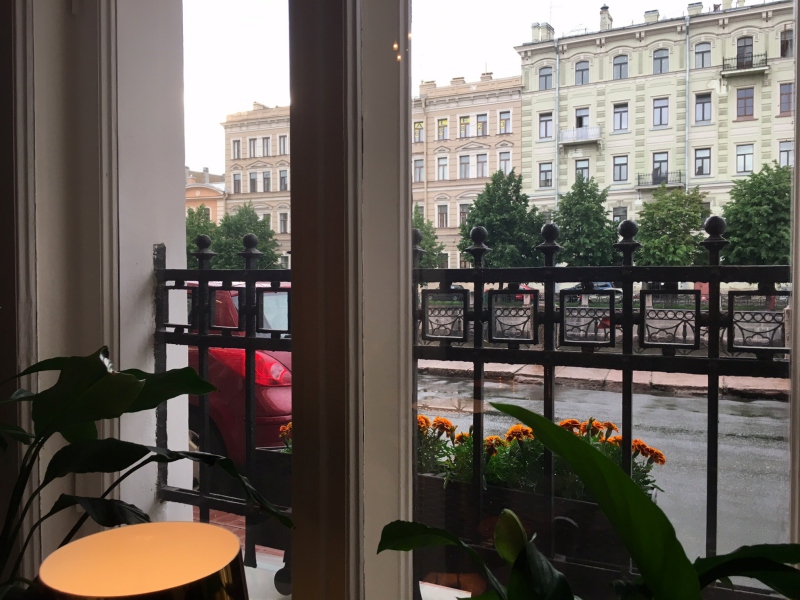 View from Our Table, Dom Restaurant, St. Petersburg, Russia