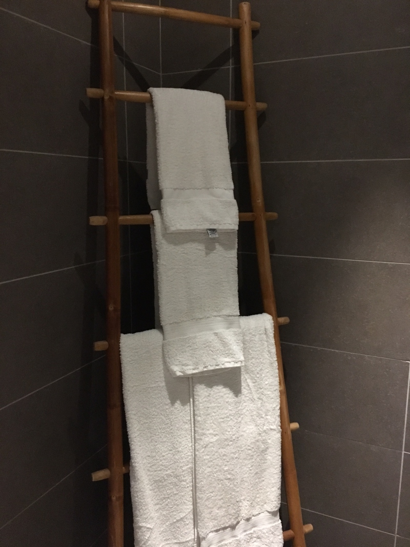 Towels, Laucala Lounge Shower Room Review