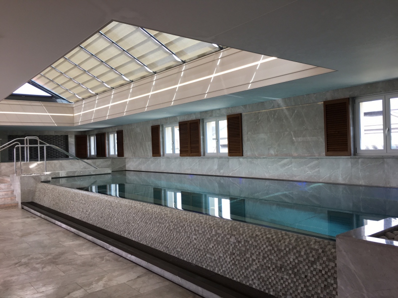 Indoor Rooftop Pool