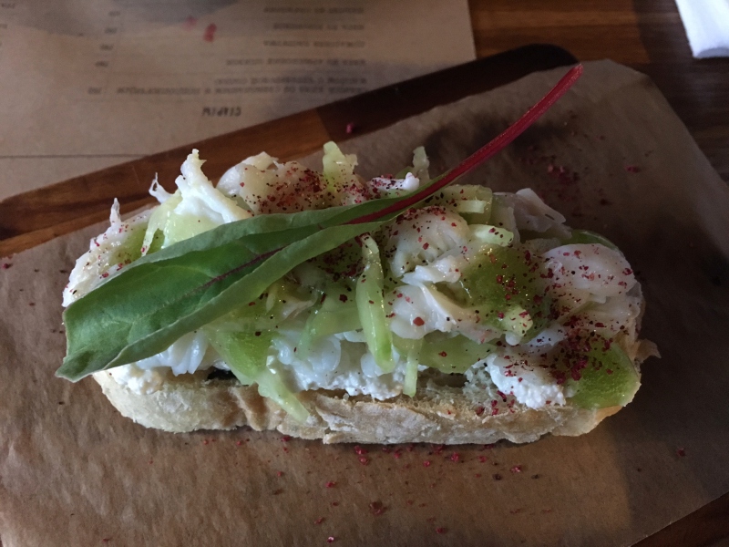 Open Faced Sandwich with Far Eastern Crab, Taste to Eat