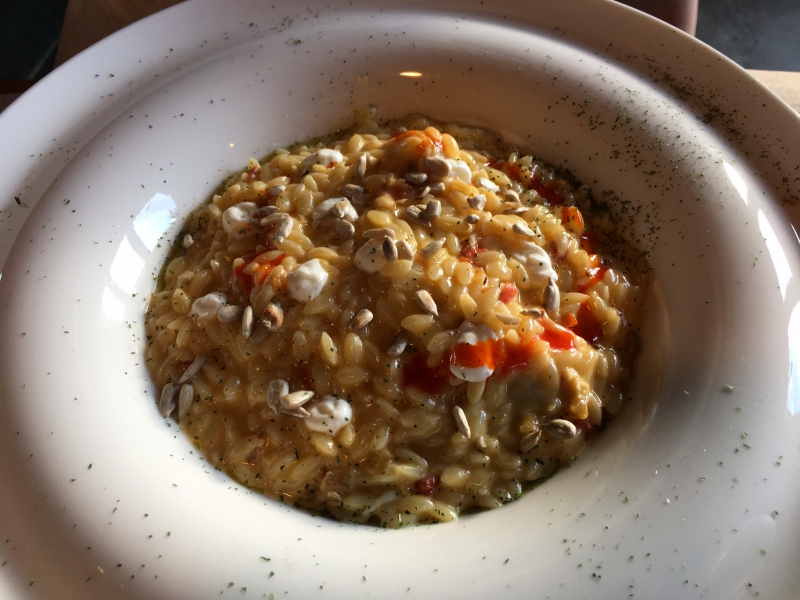 Orzo with Far Eastern Crab, Taste to Eat Review, St. Petersburg