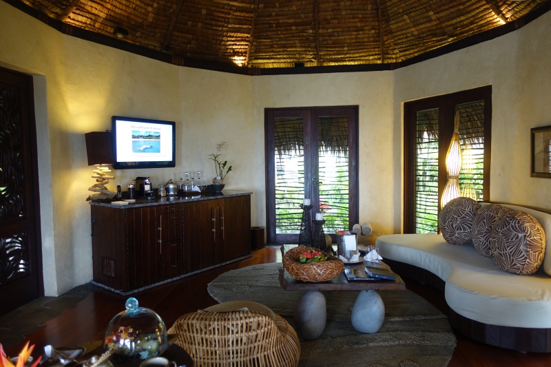 Laucala Plantation Villa Living Room