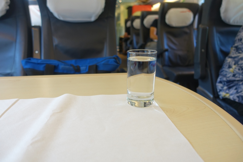 Sapsan Business Class Place Setting