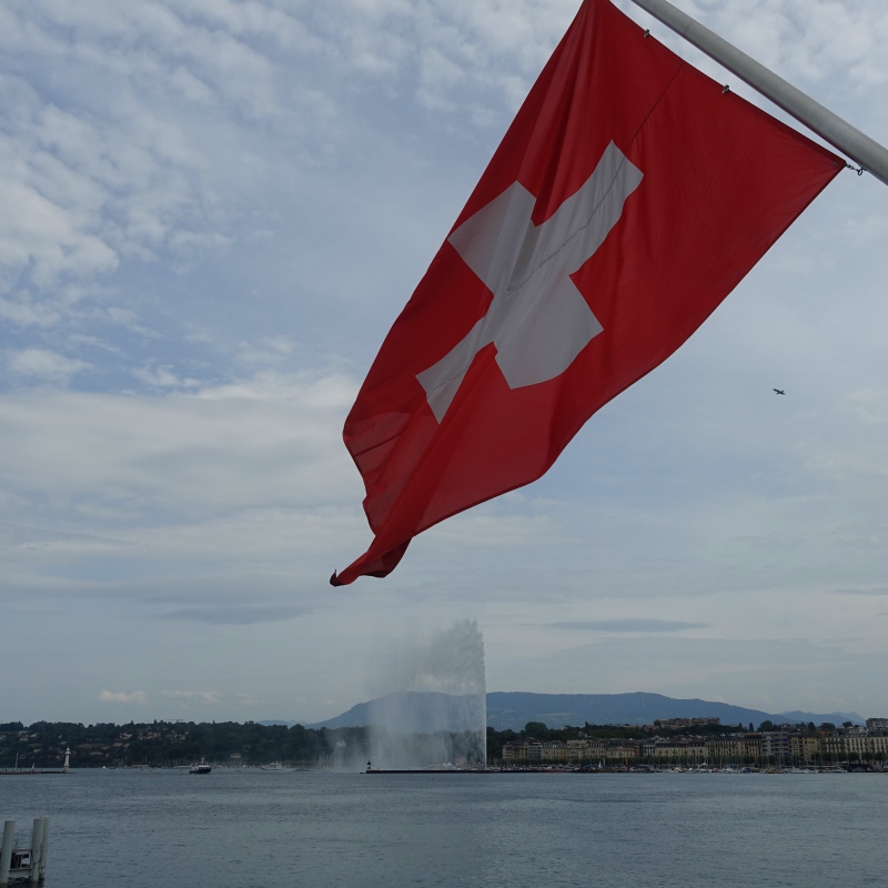 Photo of Jet d'Eau, Across the Street from the Four Seasons Geneva