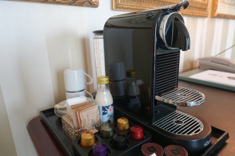 Nespresso Machine, Four Seasons Geneva Review