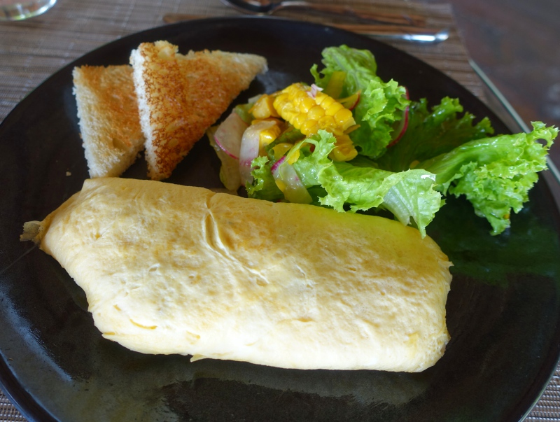 Omelet, Breakfast at Laucala