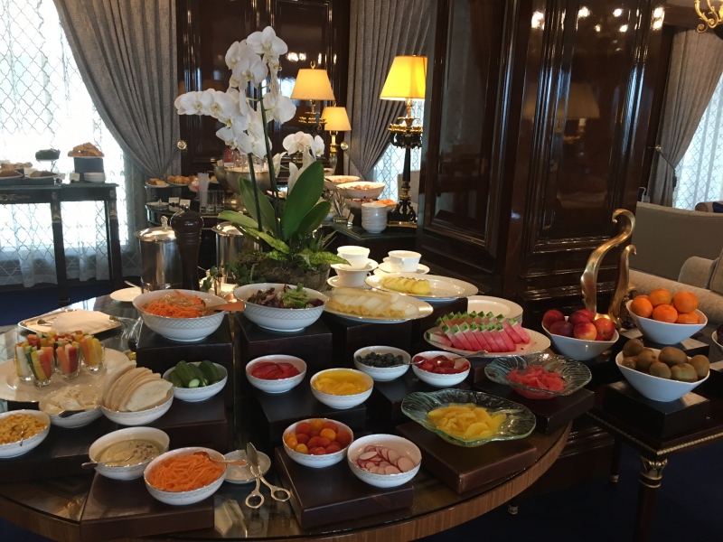 Ritz-Carlton Moscow Club Lounge Breakfast Buffet