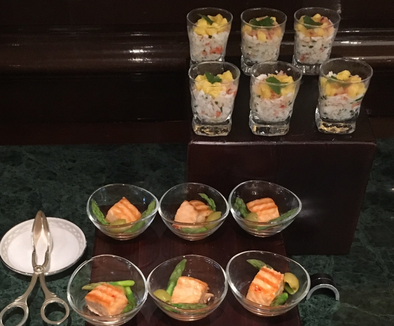 Ritz-Carlton Moscow Club Lounge Evening Hors d'Oeuvres