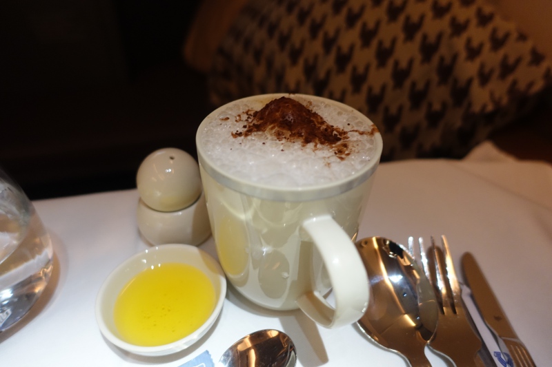 Cappuccino, Singapore Business Class Review