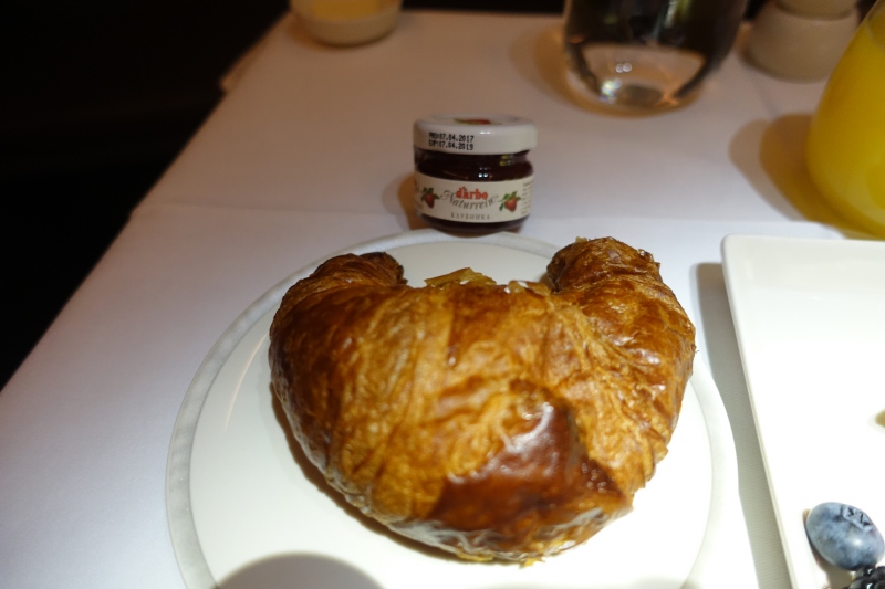 Croissant with d'Arbo Jam, Singapore Business Class Review