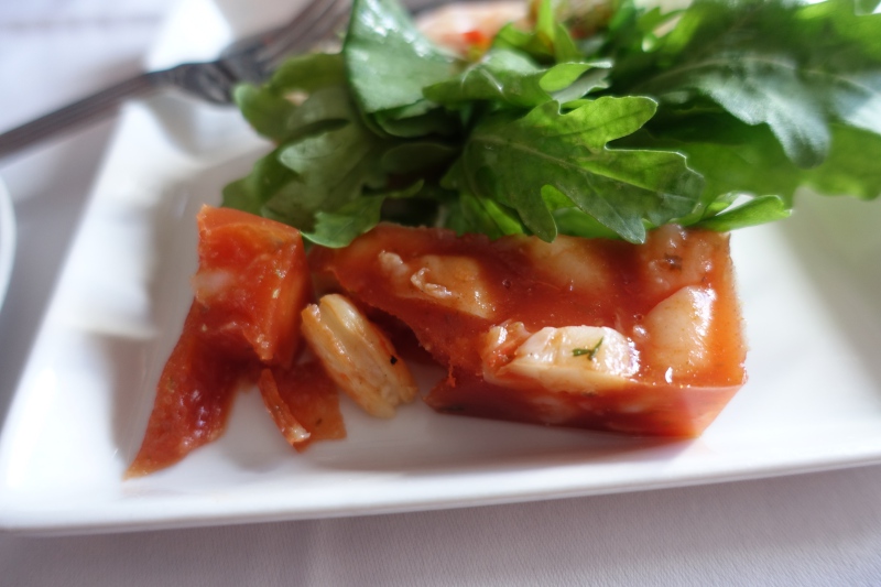 Prawn in Tomato Jelly: Too Gelatinous for Me